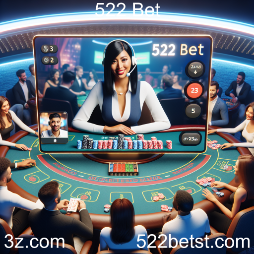 Cassino Ao Vivo na 522 Bet: Jogue com Dealers Reais